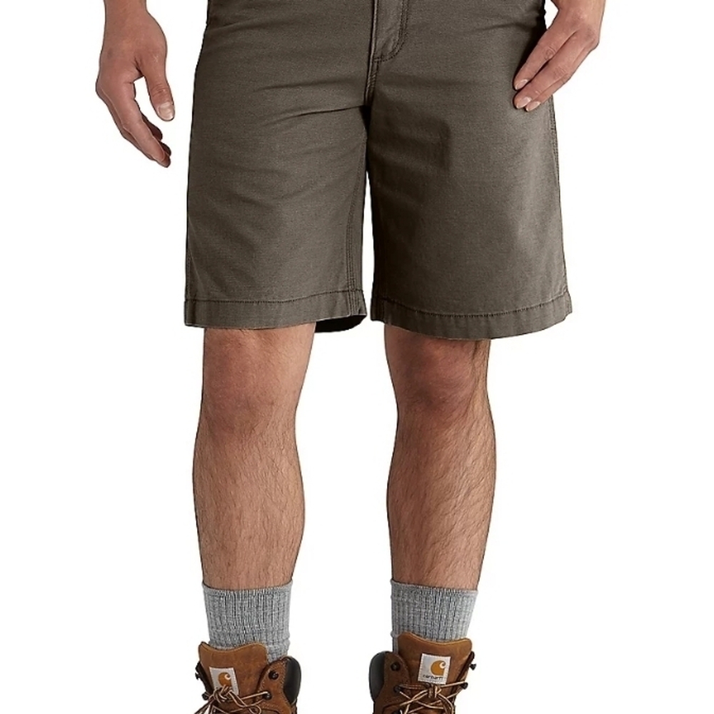 Carhartt Men's Brown Flat Front Shorts